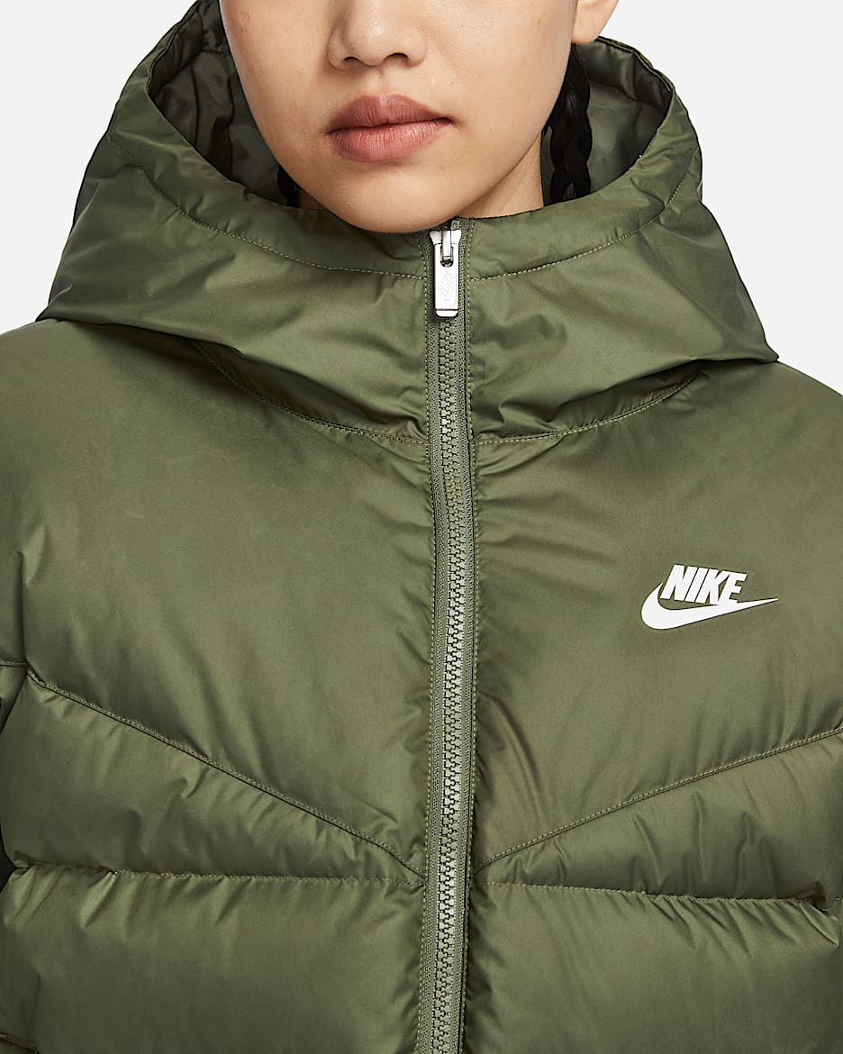 Nike sportswear hooded down jacket best sale